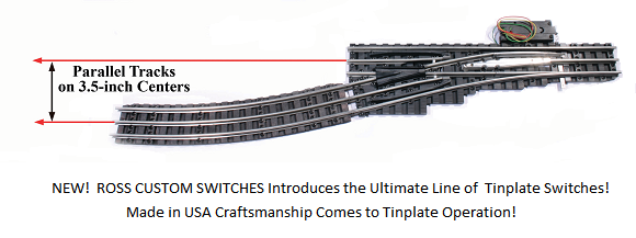 Traditional Tinplate Switches from RCS